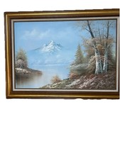 Mountain River View Picture Plus A Little Flower Picture picture