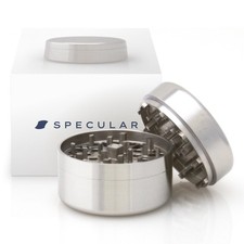 Stainless Steel Herb Grinder 3 Piece 2.5 Inch Threadless Design by Specular picture