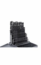 Drill America DWD60J-SET 60 Piece High Speed Steel Drill Bit Set (Wire Sizes: #1 picture
