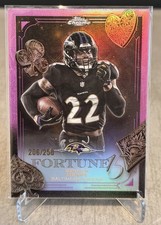 Derrick Henry 2025 Topps Chrome #F15-10 Fortune 15 Pink Refractor /250 picture