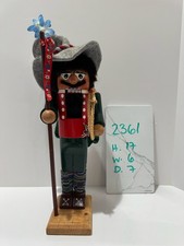 Vintage Steinbach Volkskunst Tyrolean Mountain Climber Nutcracker Germany 1998 picture