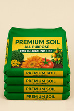4 Premium Garden Soil 0.75 cu ft 24.3 lb EACH Lawn & Garden Planting Soil picture