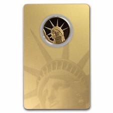 1/4 oz $25 Solomon Islands Proof Gold Lady Liberty (In Assay) picture