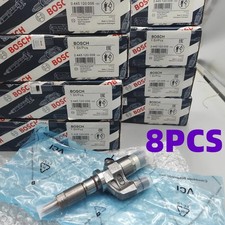 8X OEM 0445120008 Fuel Injectors Fits For 2001 2002 2003 2004 6.6L Duramax LB7 picture