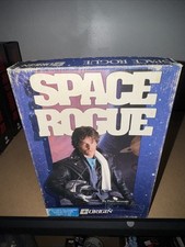 Vintage 1989 Space Rogue Origin PC Video Game Floppy Discs, Map, Tandy/IBM CIB picture