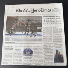 The New York Times Newspaper February 13 2026 Complete Print Paper Unread NYT picture