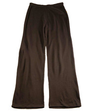Nina Leonard Womens Pants Sz S Brown Pull-On Wide Leg Elastic Waist QVC NWT picture