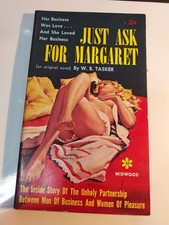 1959 Pulp Sleaze Paperback GGA-Just Ask For Margaret /W. B. Tasker - Midwood #26 picture