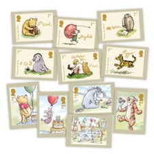 Winnie the Pooh Postcards from Royal Mail (postcards only, no stamps) picture