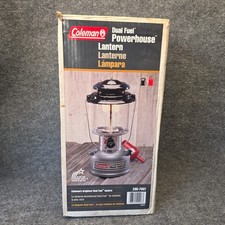 Vtg Coleman Powerhouse Dual Fuel Lantern 2 Mantle Unfired 295-700T Dated: 04/99 picture