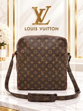 Authentic Louis Vuitton Marceau Monogram Canvas Crossbody Shoulder Bag Vintage picture