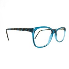 WP8105 TL Brown blue Womens Rectangular Eyeglasses Frames 54-17-140 picture