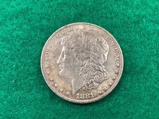 1881-S MORGAN SILVER DOLLAR $1 SAN FRANCISCO BUSINESS STRIKE 0.900 SILVER, NICE picture