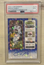 2022 Contenders  Brock Purdy Autograph Showcase  SSP #263 PSA 9 picture