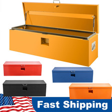 24/30/36/42/48in Truck Bed Tool Box Heavy Steel Locking Toolbox w/t-Handle Latch picture