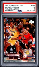 1998 Upper Deck MJ Living Legend 147 Michael Jordan The Jordan Files PSA 5 picture