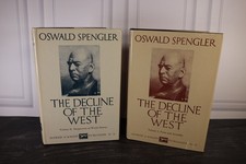 The Decline of the West Oswald Spengler Vol 1 & 2 Knopf Hardcover DJ HC picture