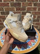 MENS Jordan 4 Retro Off-White Sail Size US (7-12) NEW WITH BOX picture