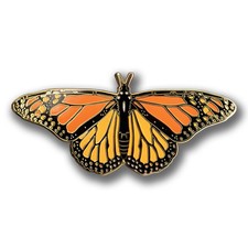 Monarch Butterfly Enamel Pin - Butterflies of the World - Collectible Lapel Pin picture