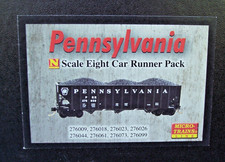 Micro Trains N scale Pennsylvania 8 hopper Car Runner Pack 993 00 810 NOS  OOP picture