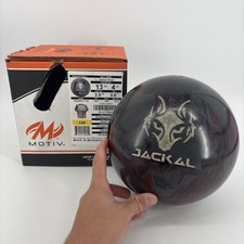 Motiv Jackal Onyx – 13lb 4oz Bowling Ball – RH Two-Finger Drilled . USA Made picture