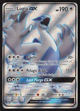 Lugia GX Full Art 207/214 Pokemon Lost Thunder NM picture