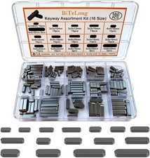 160 PCS Woodruff Key Assortment 16 Sizes Flywheel Key 8mm30mm Briggs Stratton picture
