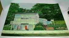 Port Jefferson NY 301 East Main Street 1991 Watercolor Original Signed picture