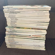 Vintage lot of 31 Weekly Reader A Just Ask Book series Science Pre Owned Use picture