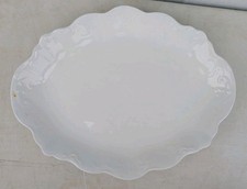 Antique Royal Semi Porcelain Johnson Brothers White Platter picture