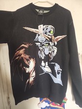 HUF x Mobile Suite Gundam Wing Black Crewneck Intarsia Knit Sweater picture