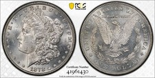 1878 7/8TF Morgan Silver Dollar Lines Thru Leg Weak 7/0 VAM-31 PCGS MS-62 picture