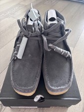 Clarks Originals Wallabee Boot Women’s 10 Grey Suede 26177718 New in bo picture