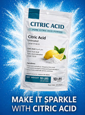 10lb Pure Citric Acid Powder – Bulk -Heavy Cleaning -Non-Food Grade - picture