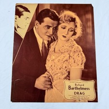 1925 Drag Original 14x17” Jumbo Lobby Poster Alice Day Richard Barthelmess picture