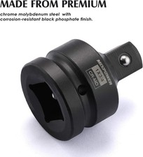 1-Inch Drive (F) to 3/4-Inch (M) Impact Socket Adapter and Reducer, Chrome Molyb picture