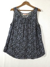 EVRI Women's Black and Blue Sleeveless top 1X plus size picture