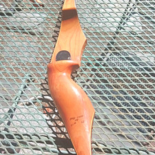 Vintage Colt's Woods Master Recurve Bow 58in 51 lb @ 28in Draw Right Hand Brown picture