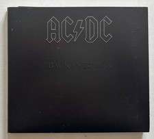 AC / DC BACK IN BLACK CD Remastered Columbia Embossed Cover w/Booklet EX picture