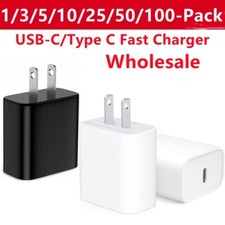 Wholesale LOT 20W Super Fast Charger USB Type C Adapter For iPhone 16 Pro Max 15 picture