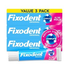 Complete Denture Adhesive Cream, 2.4 oz x 3 – Strong Hold for All-day Confidence picture