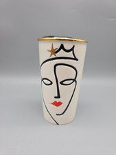 2015 STARBUCKS SIREN CROWN ANNIVERSARY 10 OZ CERAMIC TRAVEL TUMBLER picture