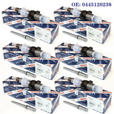 6X 0445120238 Diesel Fuel Injectors for Bosch Dodge Ram 2500 3500 5.9L Cummins picture
