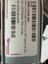HPLC Phenomenex LiChrospher 5um RP Select B 60 125mmx 4mm HPLC (PN 00E-3156-D0) picture