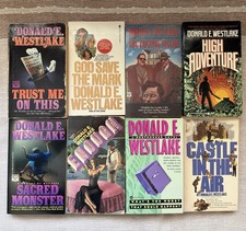 Lot of 8 Vintage Mystery Crime Paperbacks by Donald E. Westlake picture