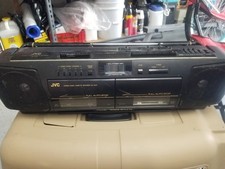 JVC RC-W410 Portable Boombox Double Cassette AM/FM Radio WORKS GUC-FREE SHIP🌈💓 picture