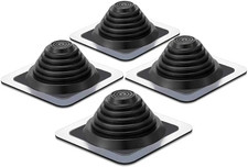 4PCS High Temp Silicone Metal EPDM Roof Pipe Flashing Boot picture