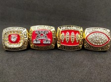 4pcs  ring 1990 1991 1992 1993 Buffalo Bills Ring set picture