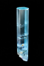 62Ct Top Natural Full Terminated Aquamarine Crystal From Shigar Pakistan picture