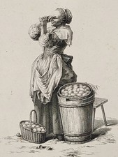 After BRAND Johann Ch. (1722 - 1795) Egg seller (Cree de la rue) picture
